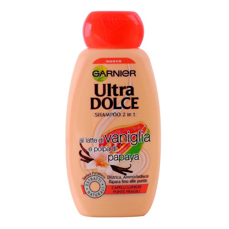 Garnier Ultradolce Latte Di Vaniglia E Polpa Di Papaya Shampoo In