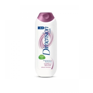 DIMENSION by Lux Shampoo&Balsamo 2 in 1 per Capelli Secchi - 250ml