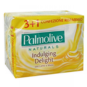 PALMOLIVE Naturals Latte e Miele Saponetta - 3+1pz