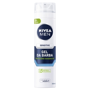NIVEA For Men Sensitive Gel da Barba per Pelli Sensibili - 200ml