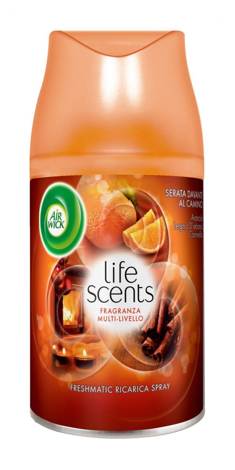 Air Wick Freshmatic ricarica Life Scents Serata davanti al camino 250 ml