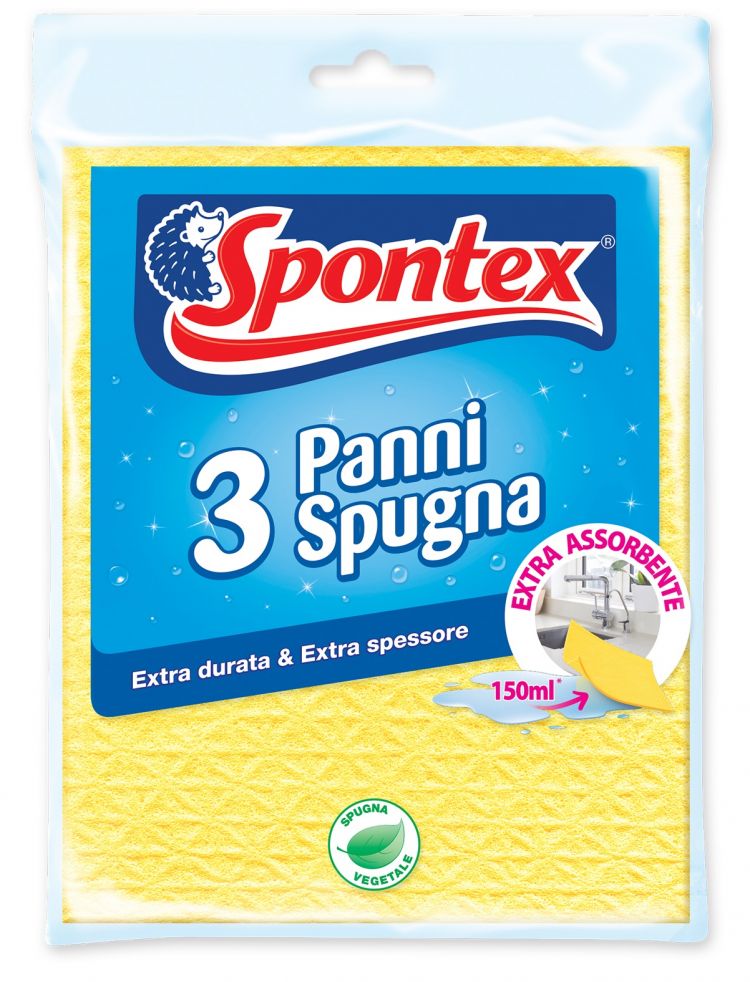 SPONTEX Panni Spugna 3pz