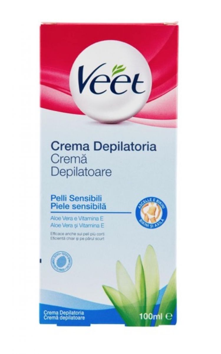 Veet Crema Depilatoria Ascelle E Bikini Per Pelli Sensibili 100ml 1434