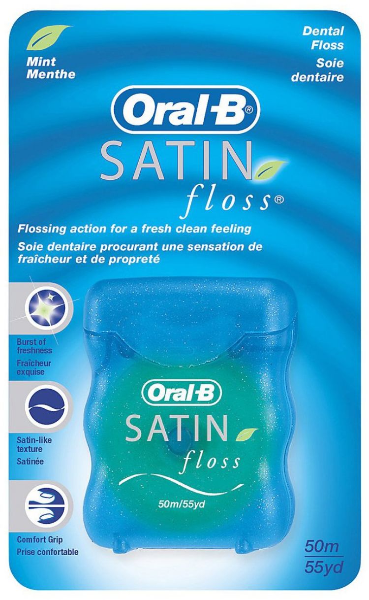 ORAL-B Satin Floss Filo Interdentale Menta - 50m