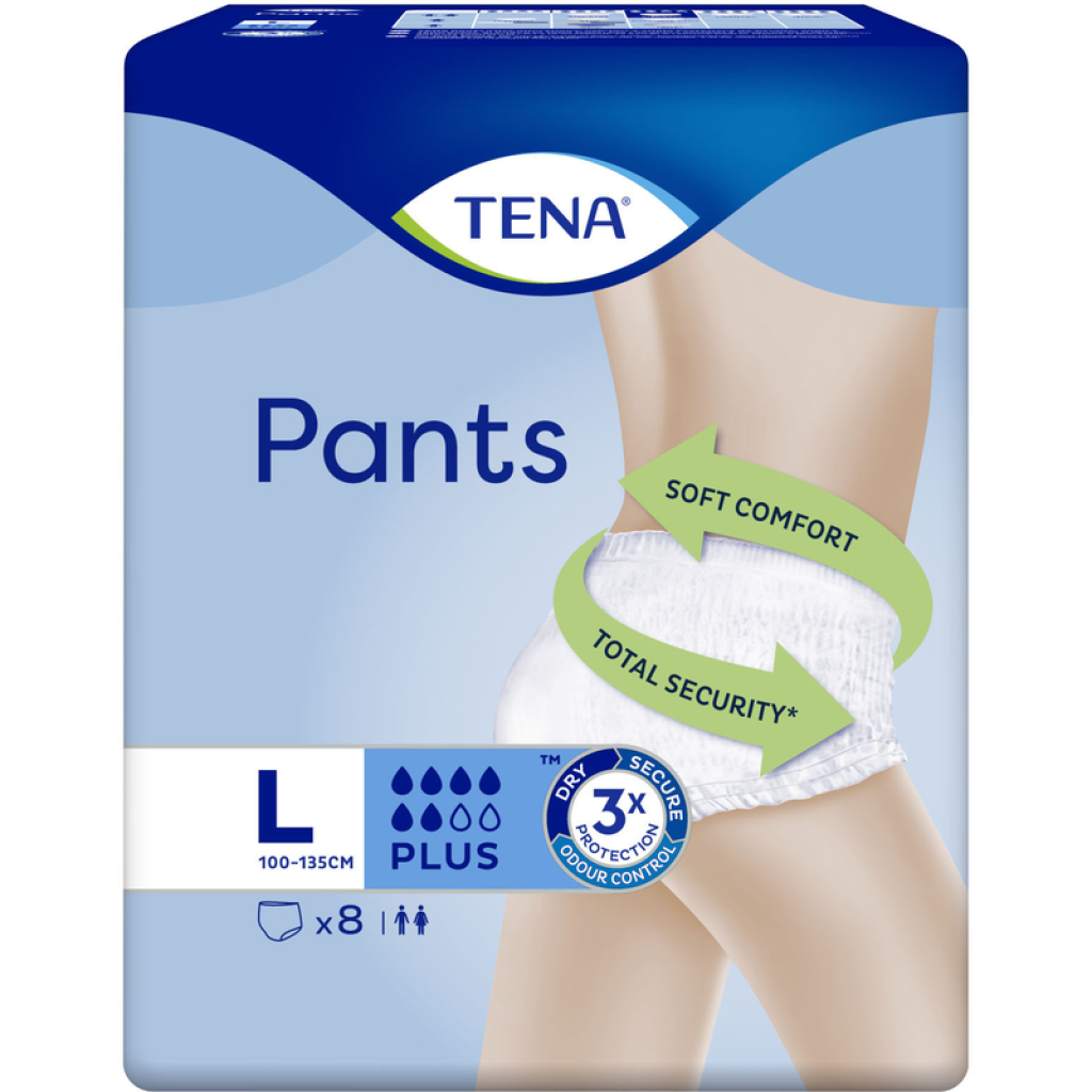TENA Pants Normal Adult Pull Up Incontinence Pants Size Medium 4 x Packs of  18, tena pants
