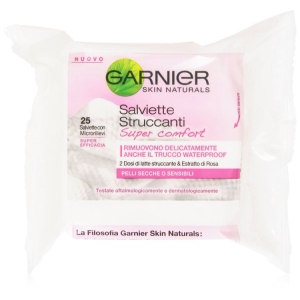 GARNIER Skin Naturals Salviette Struccanti Super Comfort Pelli Secche o Sensibili - 25pz