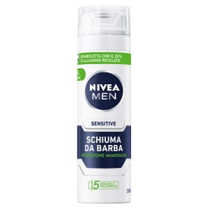 NIVEA Men Schiuma da Barba Sensitive per Pelli Sensibili - 200ml