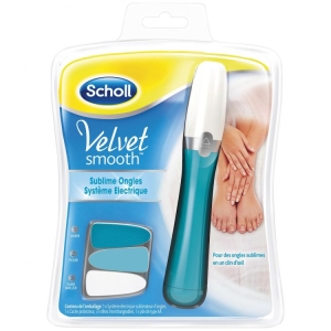 SCHOLL Velvet Smooth Kit Elettronico Nail Care per unghie Perfette - 1pz