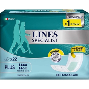 LINES Specialist Assorbenti Plus Pants per Incontinenza Rettangolari - 26pz