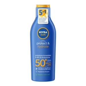 NIVEA Sun Protect & Hydrate Latte Solare Idratante Protezione Molto Alta 50+ - 200ml