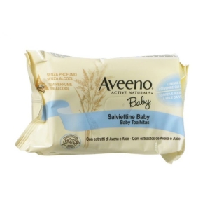 AVEENO Baby Salviettine Baby Wipes con Estratti di Avena e Aloe - 72pz