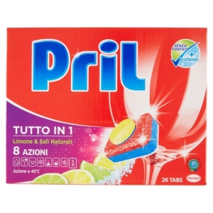 PRIL Gel Cabs Concentrato Tutto in 1 al Limone - 26pz