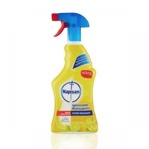 NAPISAN- Spray Igienizzante Multisuperficie Sgrassatore -Limone