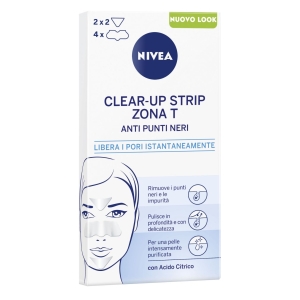 NIVEA Visage Clear-up Strip Ceraso Cerotti per le Impurità - 6pz