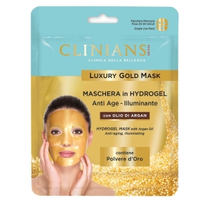CLINIANS Luxury Gold Maschera con Olio di Argan
