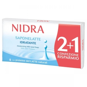 NIDRA Saponelatte Sapone Solido Idratante - 90gr