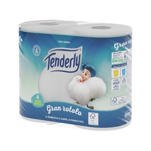 TENDERLY Carta Igienica Soft Care Gran Rotolo