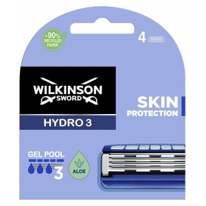 WILKINSON Hydro 3 Lame Skin Protection con Aloe - 4pz