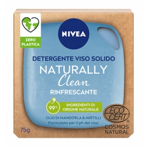 NIVEA Detergente Solido Naturally Clean Rinfrescante - 75gr