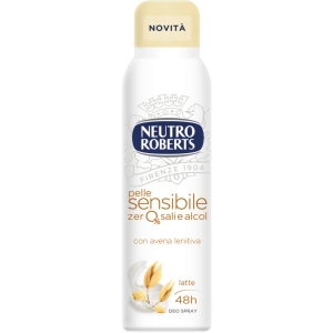 NEUTRO ROBERTS Deodorante Pelle Sensibile con Avena e Latte Spray - 150ml