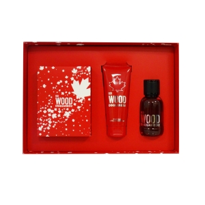 DSQ Confezione Red Wood Pour Femme - edt 50ml + shower gel