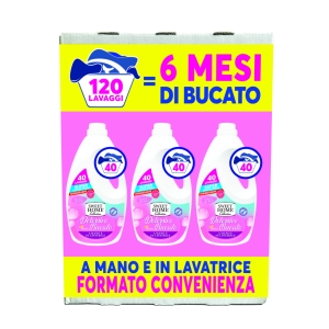 SWEET HOME Detersivo Liquido Gocce di Seta 40 lavaggi - TRIPACCO