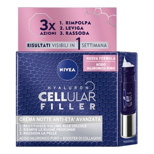 NIVEA Crema Notte Cellular Filler Anti-age Rinnovatore di Giovinezza - 50ml